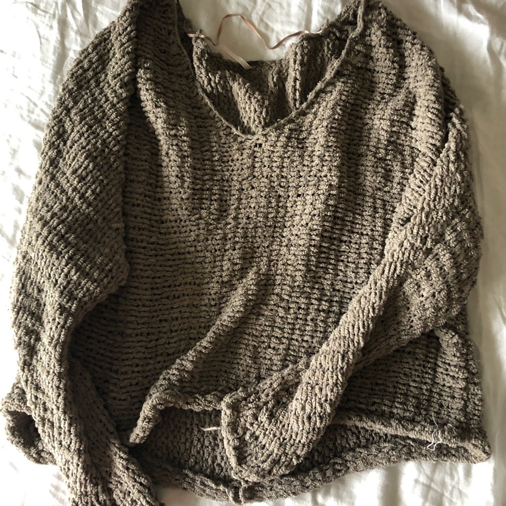 Free people chunky knit sweater size XS